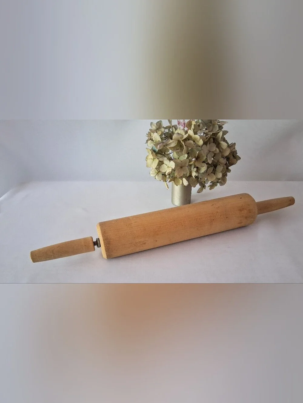 Vintage Wooden Rolling Pin - Long Handles - Decor or For Use!